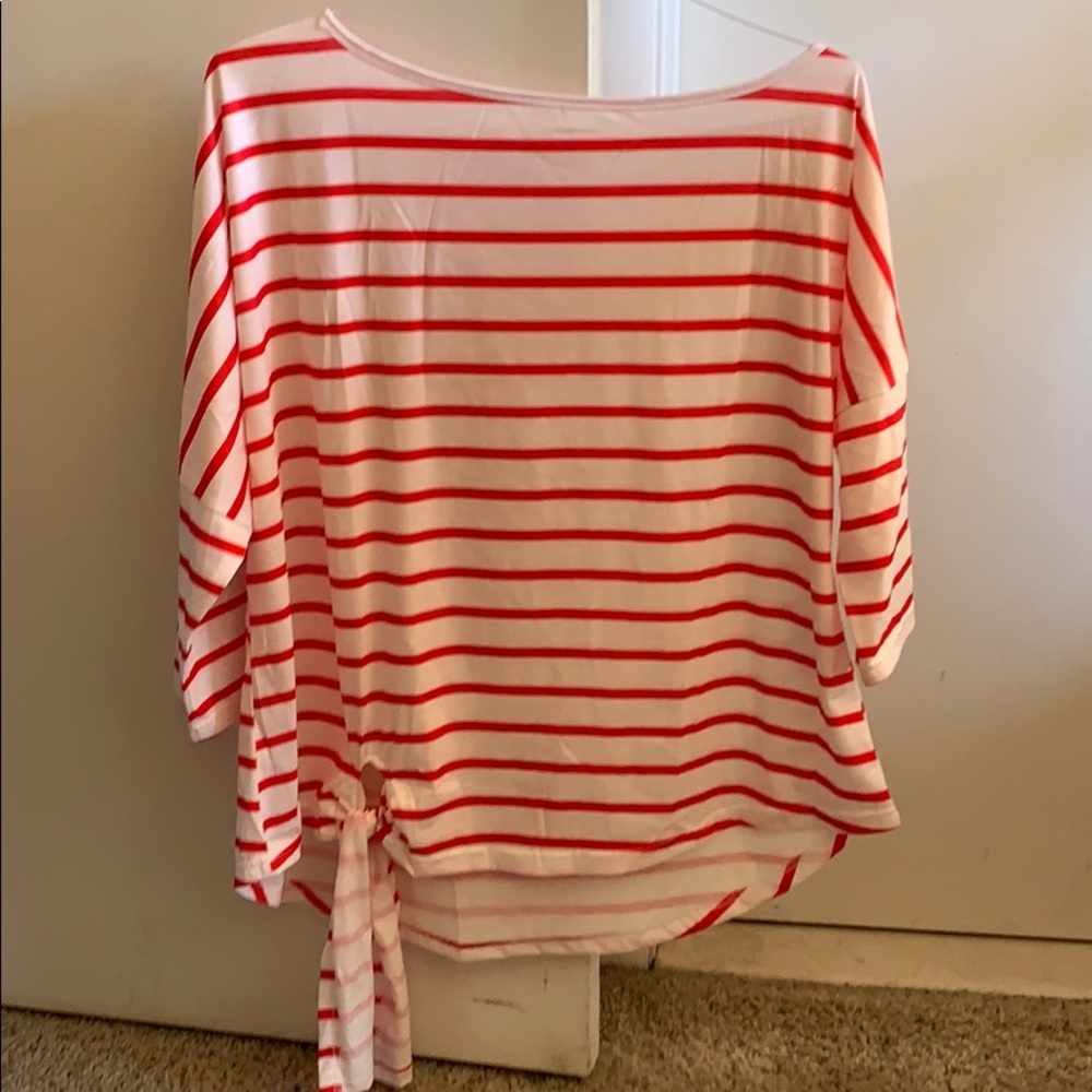 Off shoulder 3/4 sleeve top